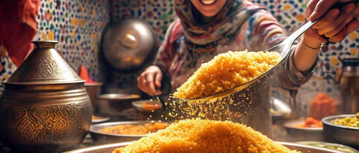 طريقة عمل الكسكسي المغربي