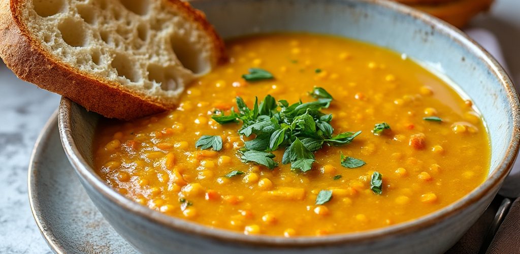 طريقة عمل شوربة العدس المصرية