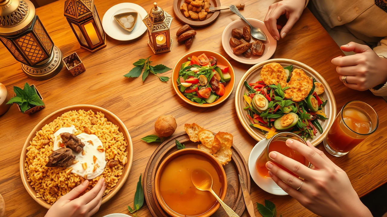مائدة رمضان 2025 اليوم الثامن عشر
