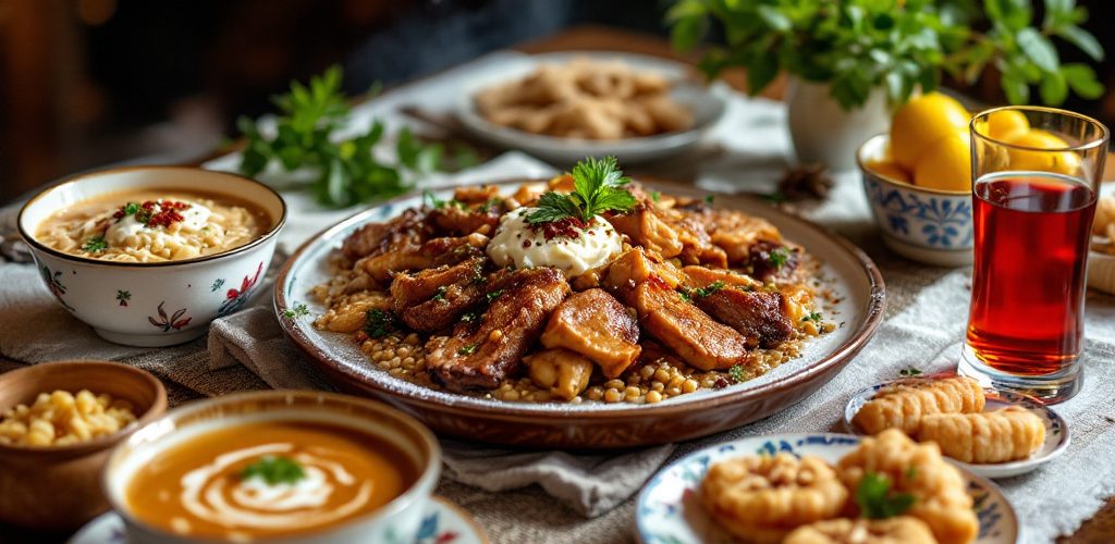 مائدة رمضان 2025 اليوم الرابع عشر