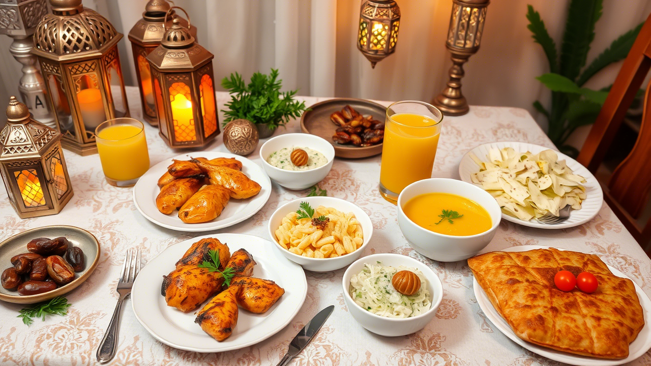 مائدة رمضان 2025 اليوم الواحد والعشرون