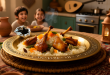 مندي اللحم بالفحم في البيت