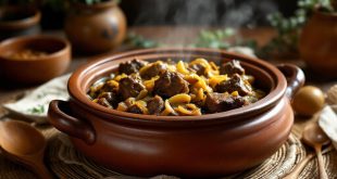 طاجن العكاوي بالبصل