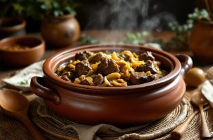 طاجن العكاوي بالبصل