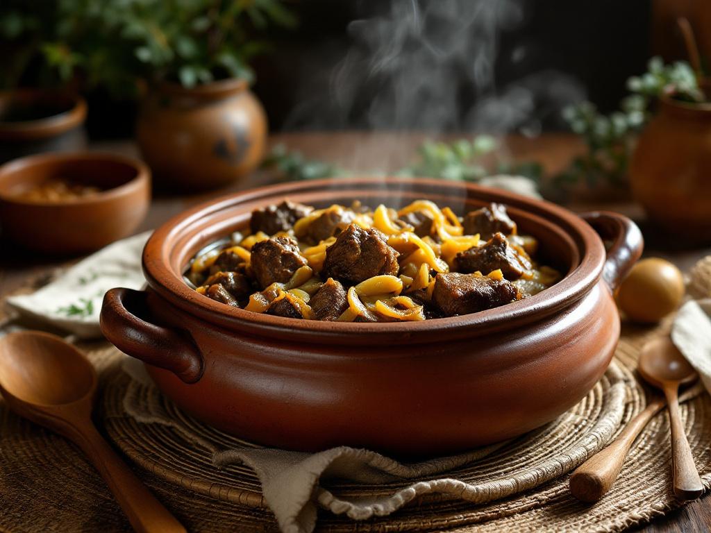 طاجن العكاوي بالبصل