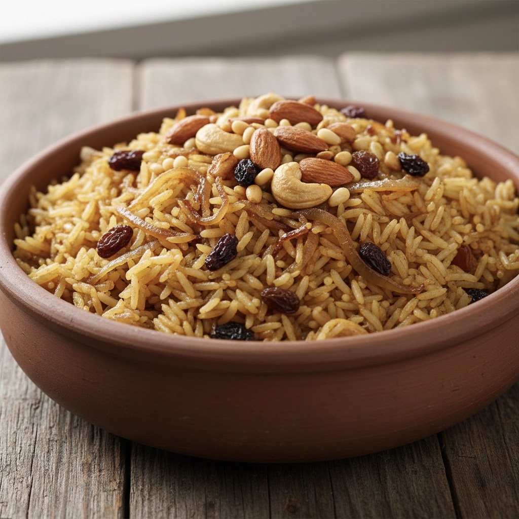 أرز بالخلطة بطريقة المطاعم