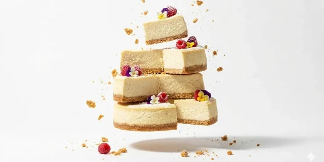 تشيز كيك الفراولة البارد