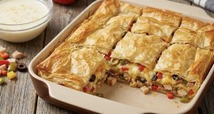 فطيرة الجلاش الحادق بـ (بواقي الثلاجة)