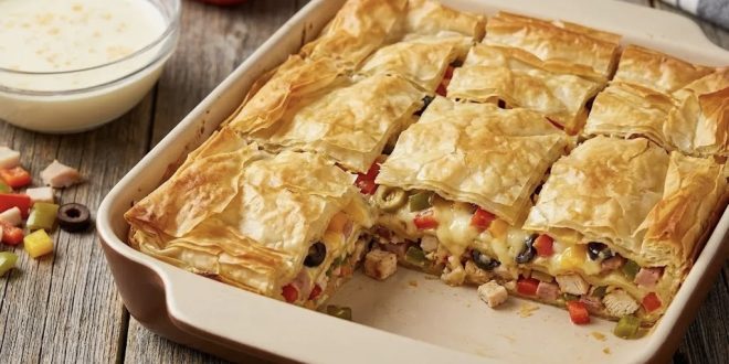 فطيرة الجلاش الحادق بـ (بواقي الثلاجة)