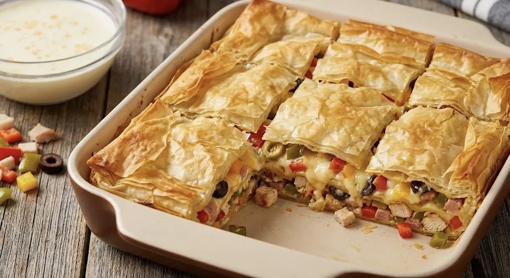 فطيرة الجلاش الحادق بـ (بواقي الثلاجة)