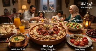 مطبخ رمضان 2026 – اليوم الثامن عشر