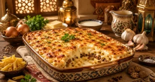 طريقة عمل المكرونة البشاميل الأصلية بطريقة مصرية