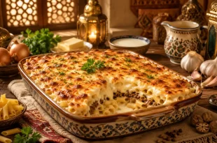 طريقة عمل المكرونة البشاميل الأصلية بطريقة مصرية