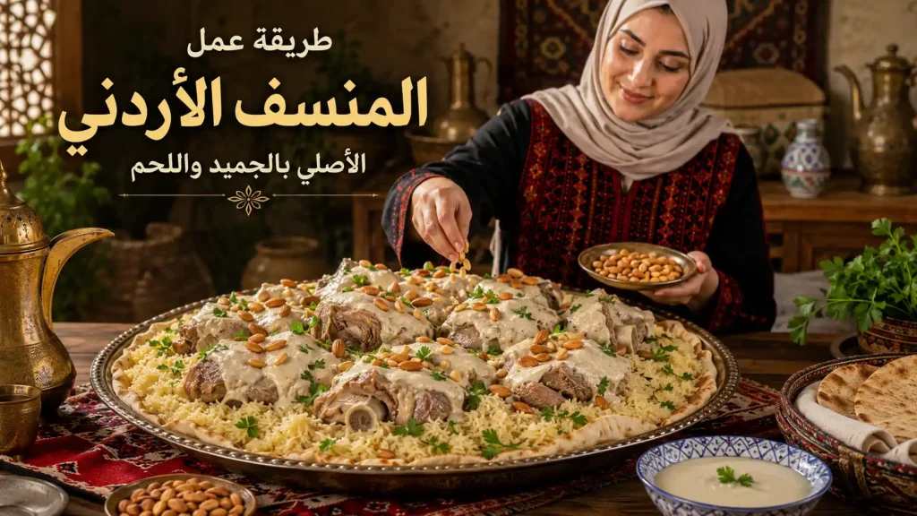 طريقة عمل المنسف الأردني