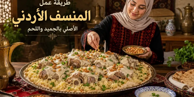 طريقة عمل المنسف الأردني
