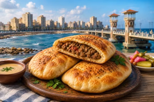 طريقة عمل الحواوشي الإسكندراني بالعجينة مثل المحلات