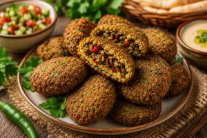 طريقة عمل الطعمية المحشية بالخلطة الحارة على الطريقة المصرية