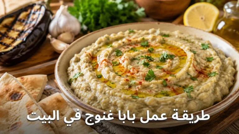 طريقة عمل بابا غنوج في البيت