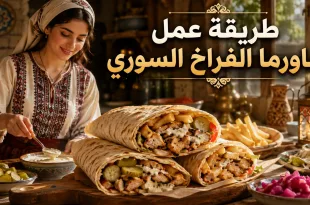 طريقة عمل شاورما الفراخ السوري مثل المطاعم