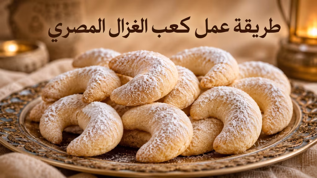 طريقة عمل كعب الغزال المصري