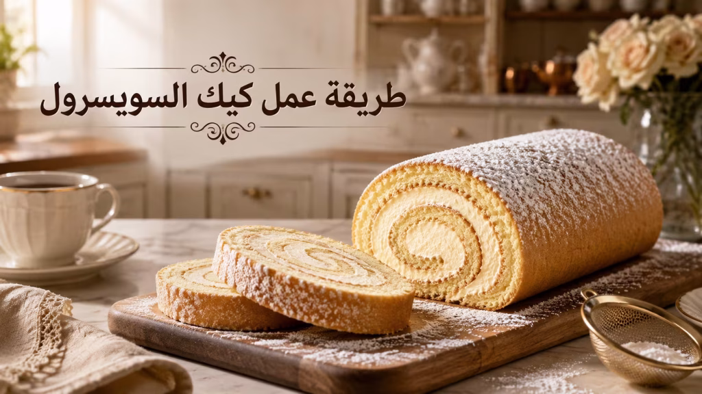 طريقة عمل كيك السويسرول