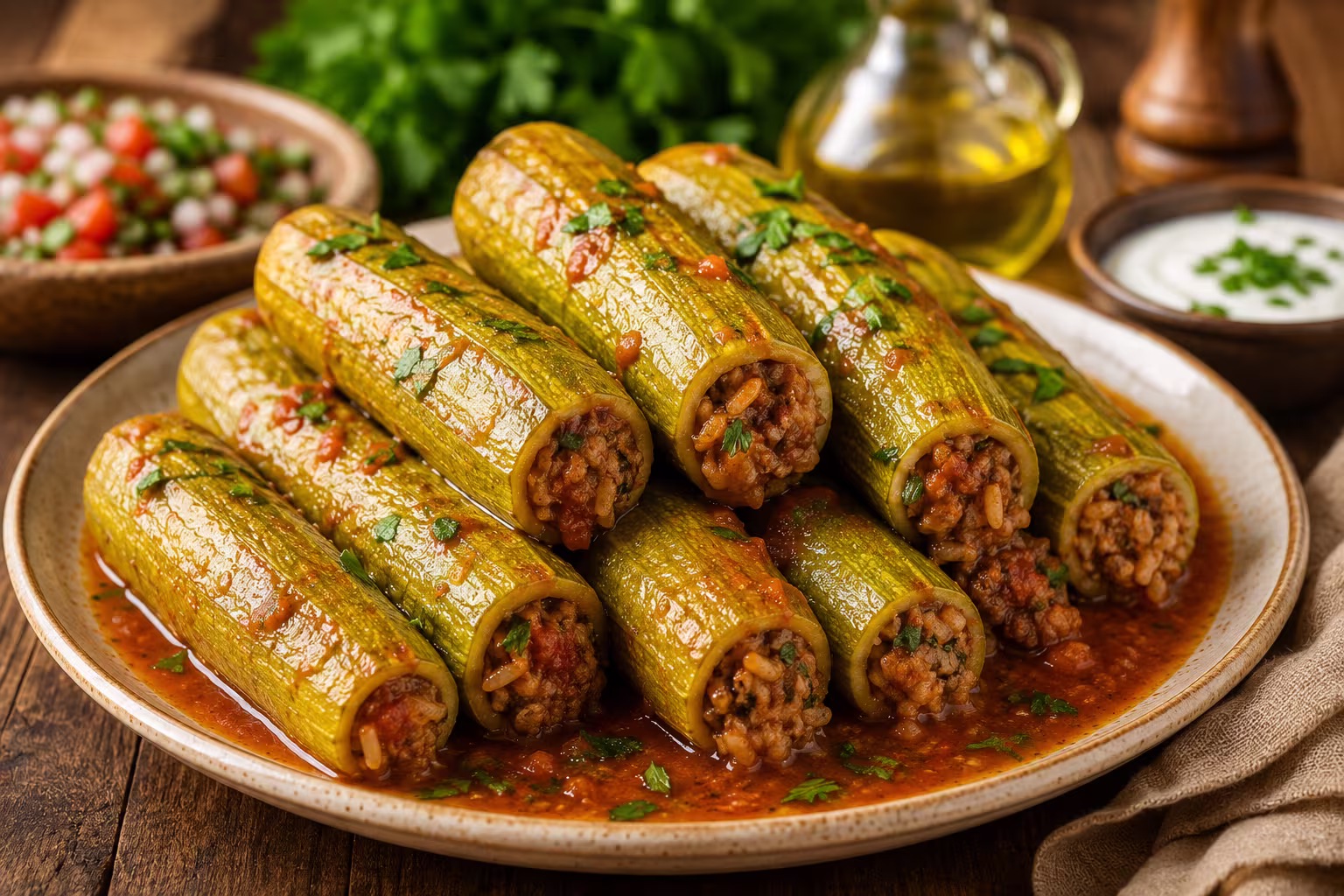 طريقه عمل محشي الكوسة بالخلطة المصرية