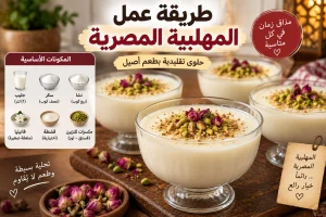 طريقة عمل المهلبية المصرية