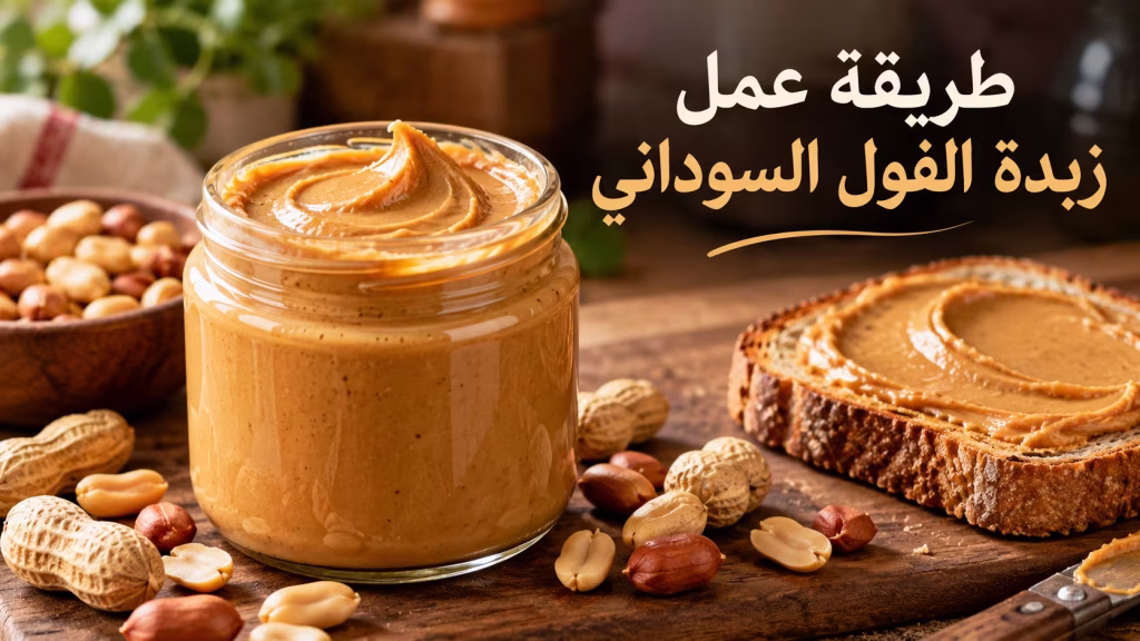 طريقة عمل زبدة الفول السوداني