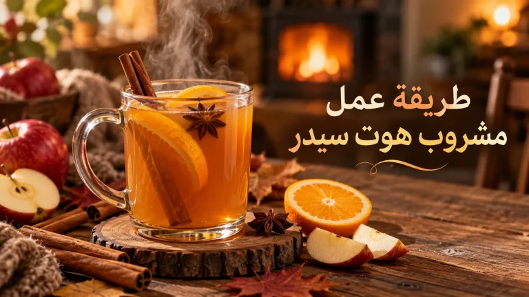 طريقة عمل مشروب هوت سيدر