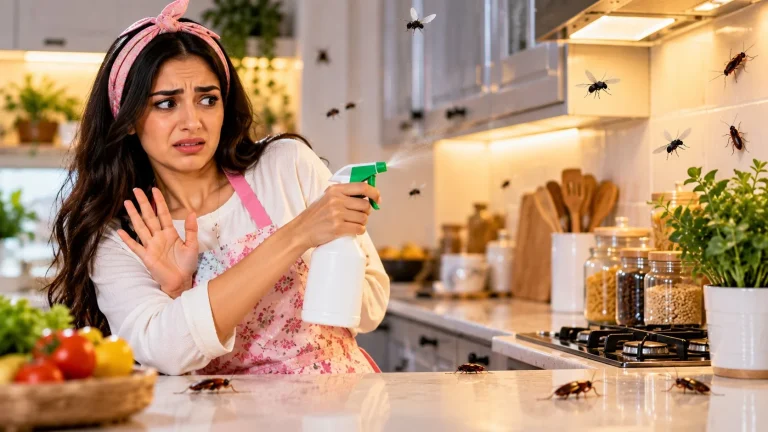 نصائح رش المطبخ ضد الحشرات دون خطورة