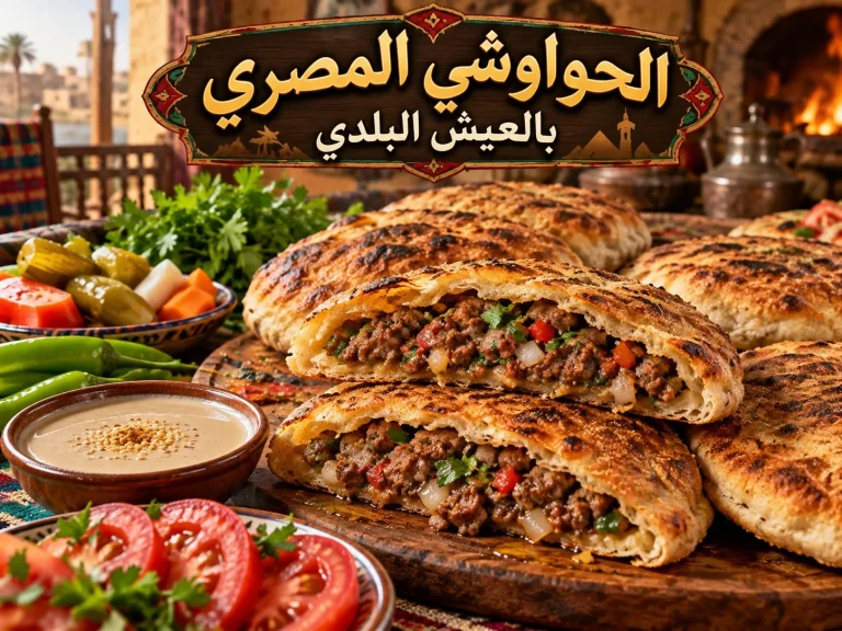 طريقة عمل الحواوشي المصري: 7 أسرار لعيش بلدي مقرمش مثل المحلات