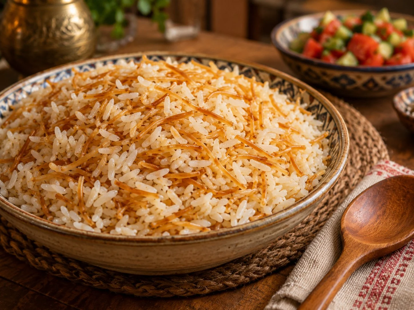 طريقة عمل الرز بالشعرية من المطبخ المصري