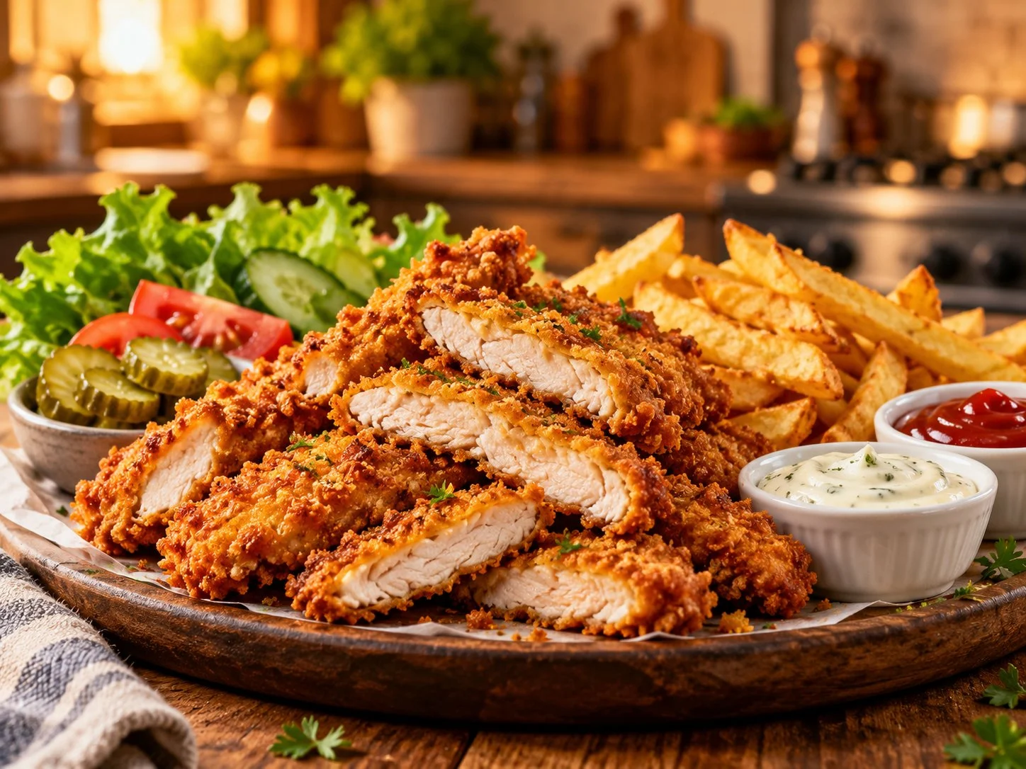 طريقة عمل الفراخ المسحب المقرمشة مثل المطاعم في 7 خطوات