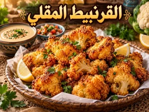 طريقة عمل القرنبيط المقلي المقرمش