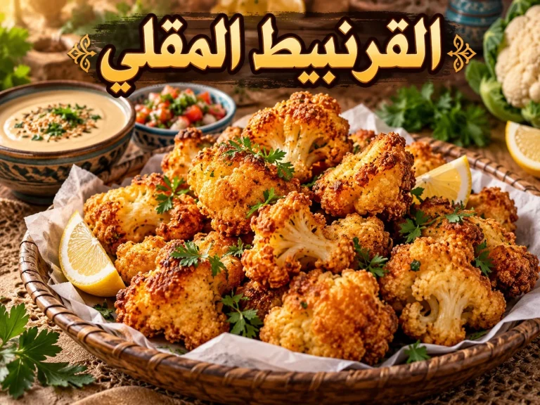 طريقة عمل القرنبيط المقلي المقرمش