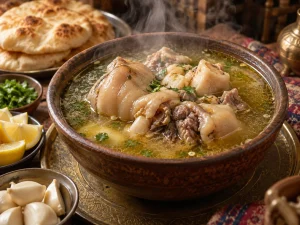طريقة عمل شوربة الكوارع المصرية