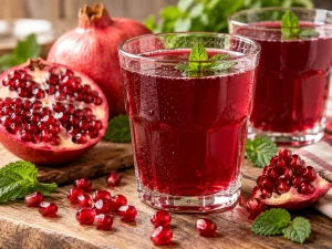طريقة عمل عصير الرمان